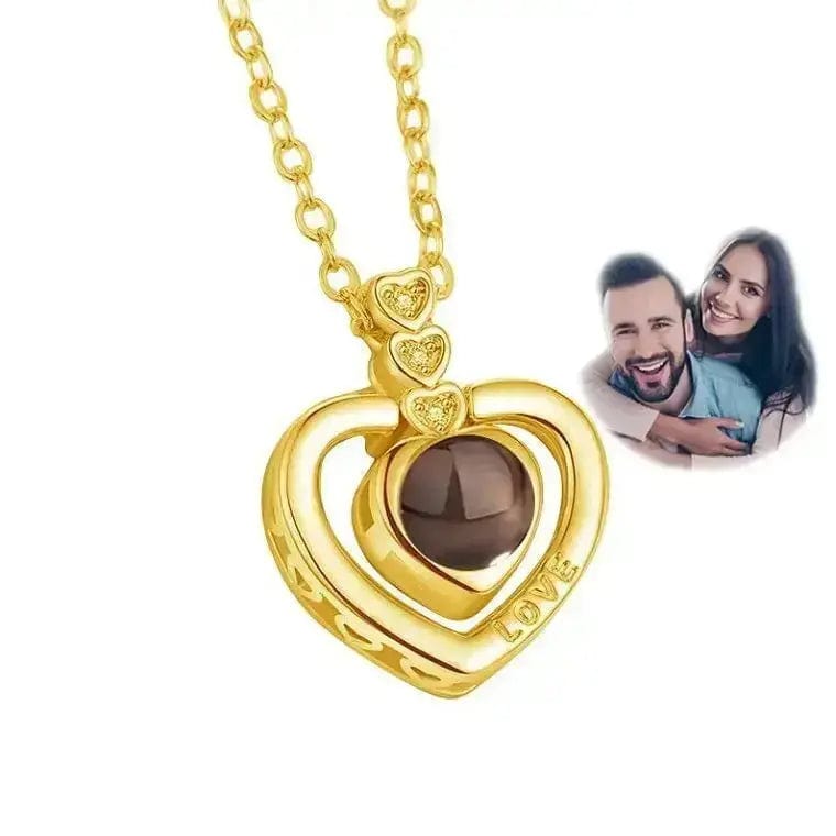 Regalo de condolencia único: collar, pulsera o llavero con foto proyectada.