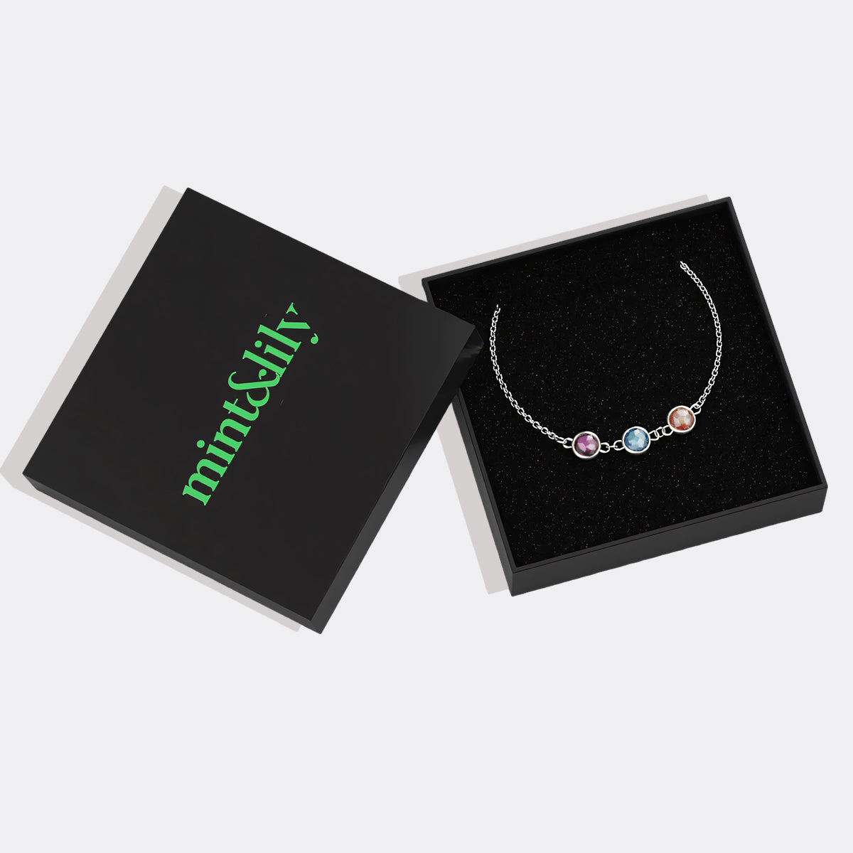 Personalized Birth Stone Bracelet