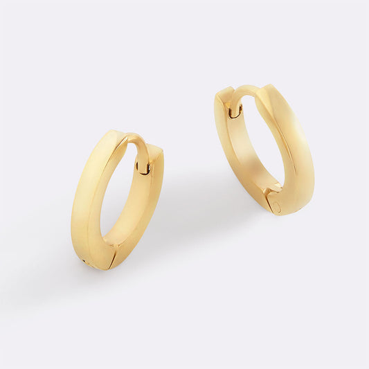 Dainty Huggie Hoop Earrings - Touch Bling