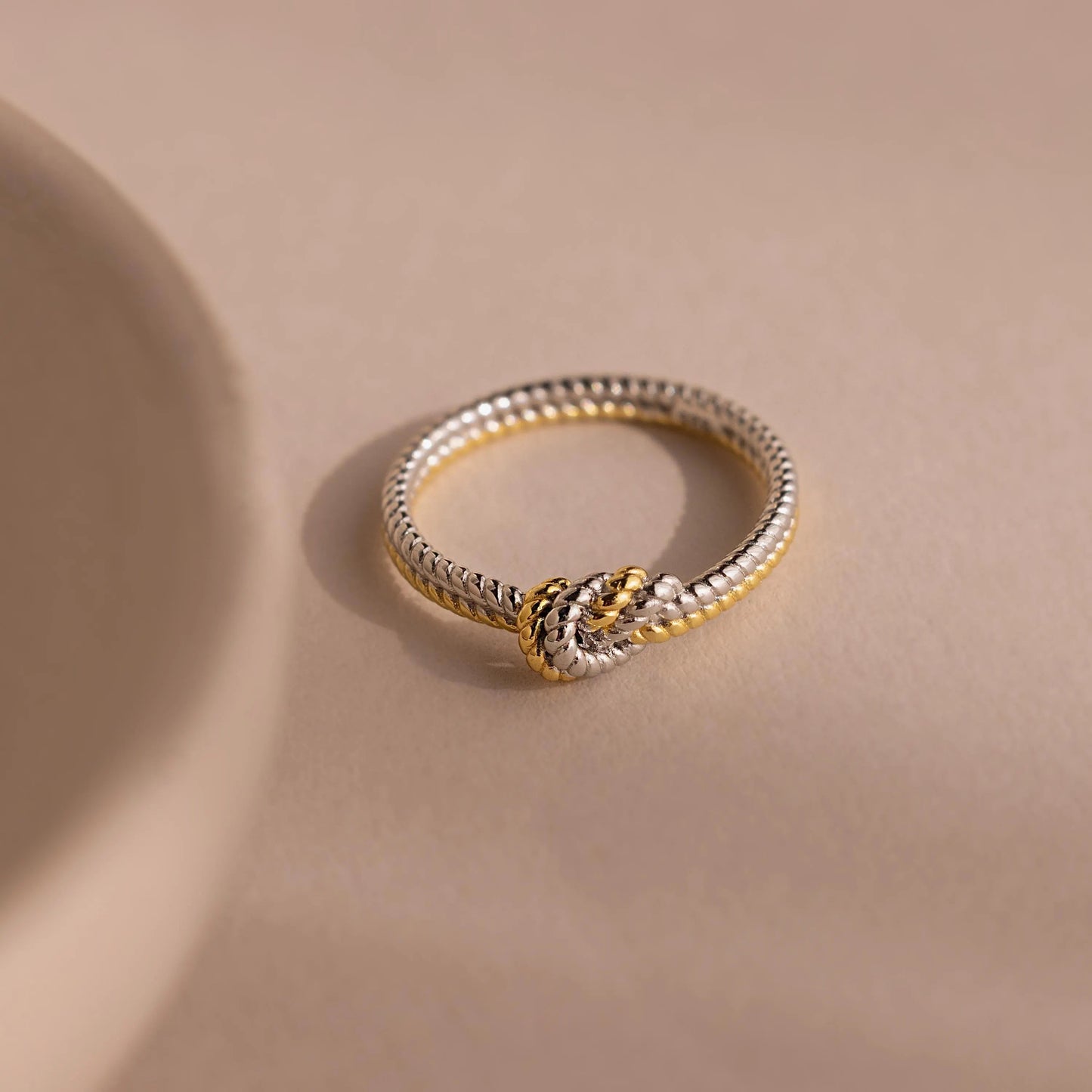 Mixed Metal Knot Ring