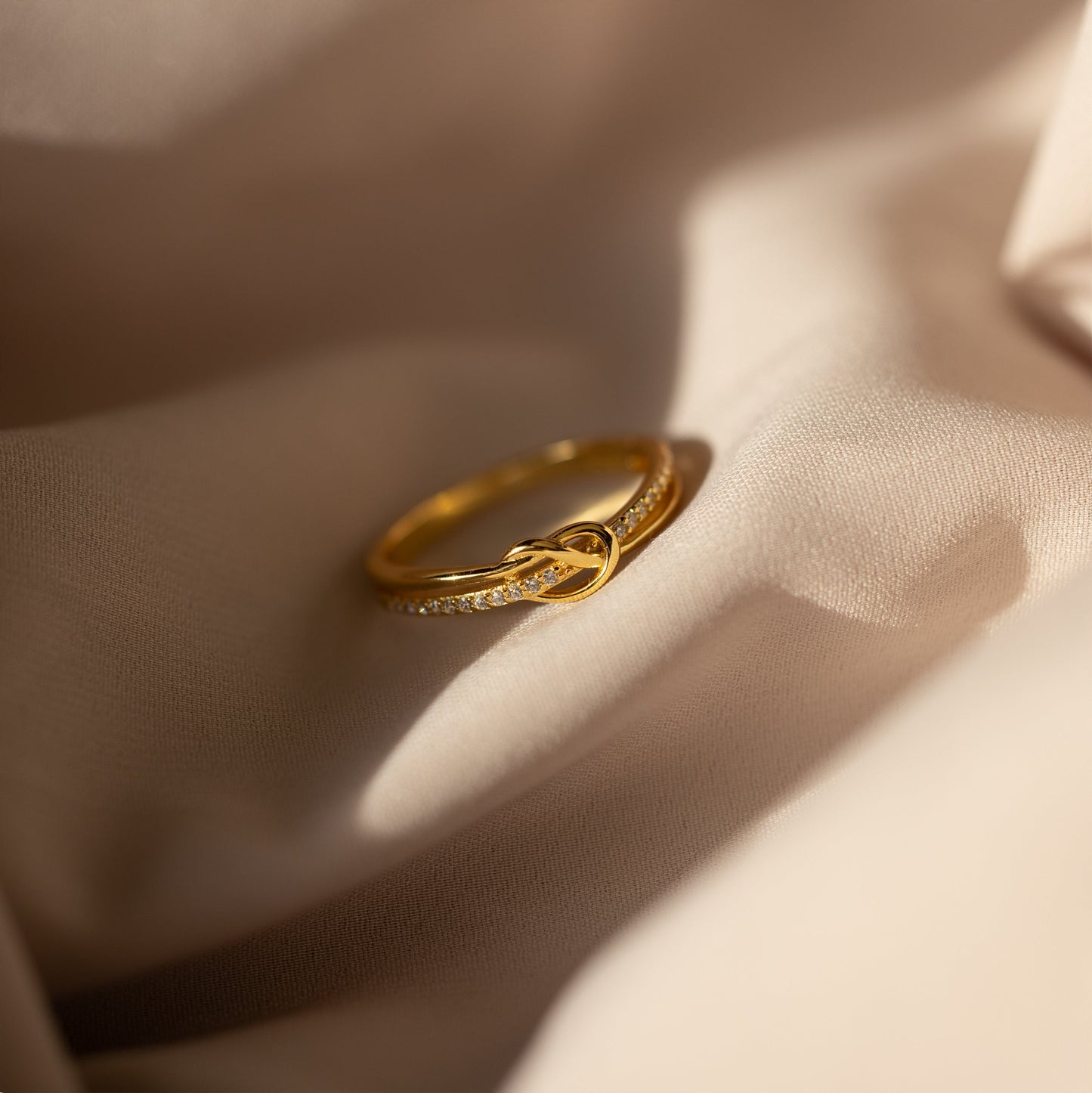 Pave Knot Ring