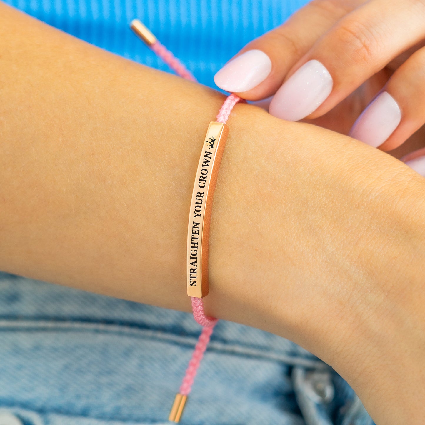 Remember Who You Are and Straighten Your Crown Inspire Bracelet