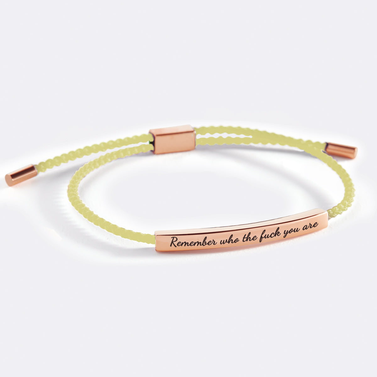 Remember Who the F♥ck You Are Inspire Bracelet