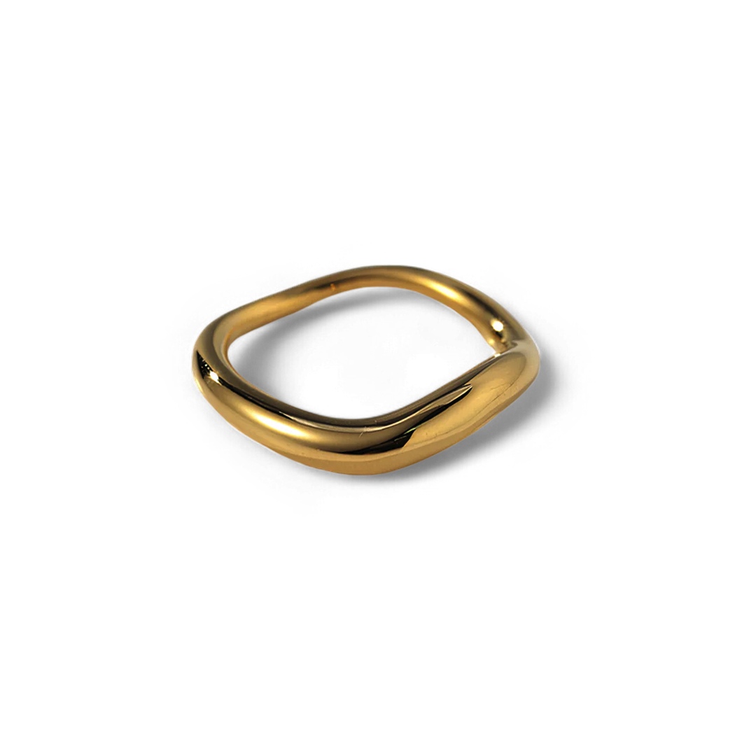 Sculptural Wavelength Ring