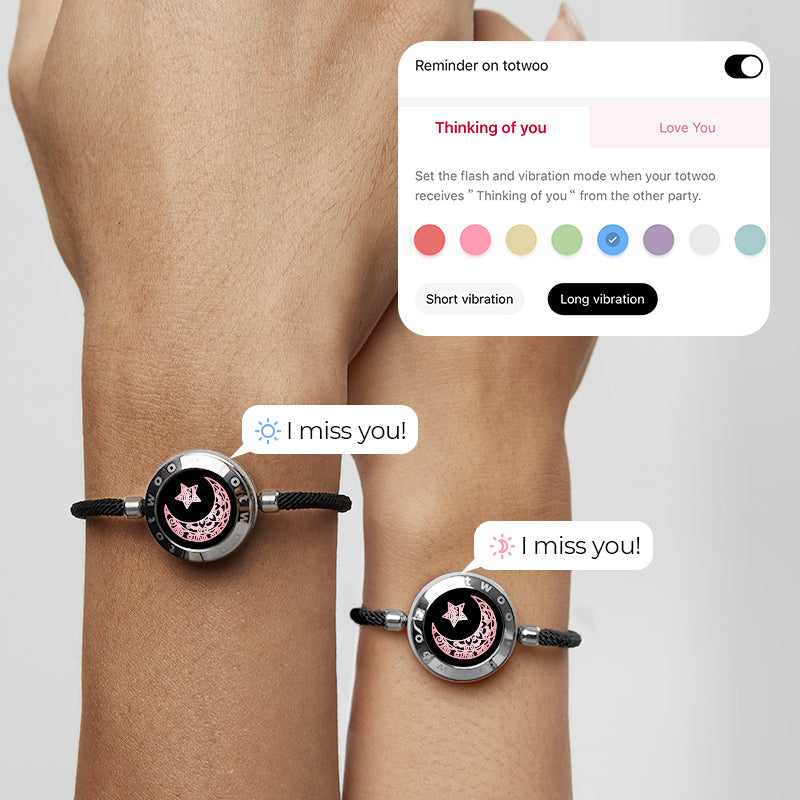 Sun&Moon Touch Bracelets Set - Touch Bling