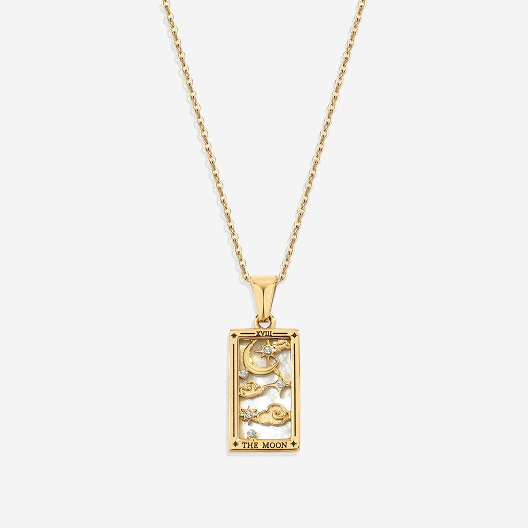 The Moon Tarot Necklace