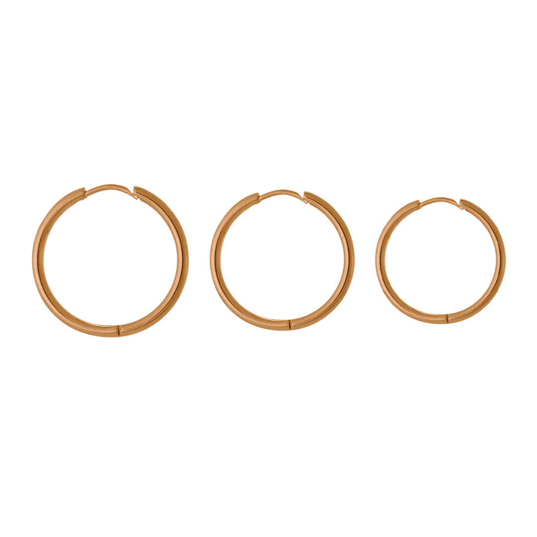 Triple Hoops Set