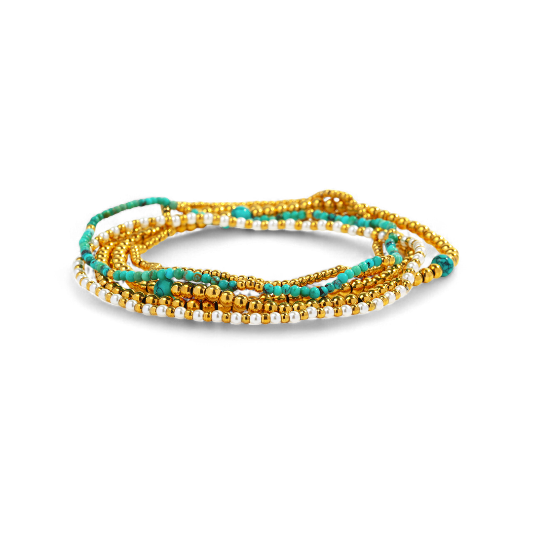 Turquoise Bracelet Stacking Set