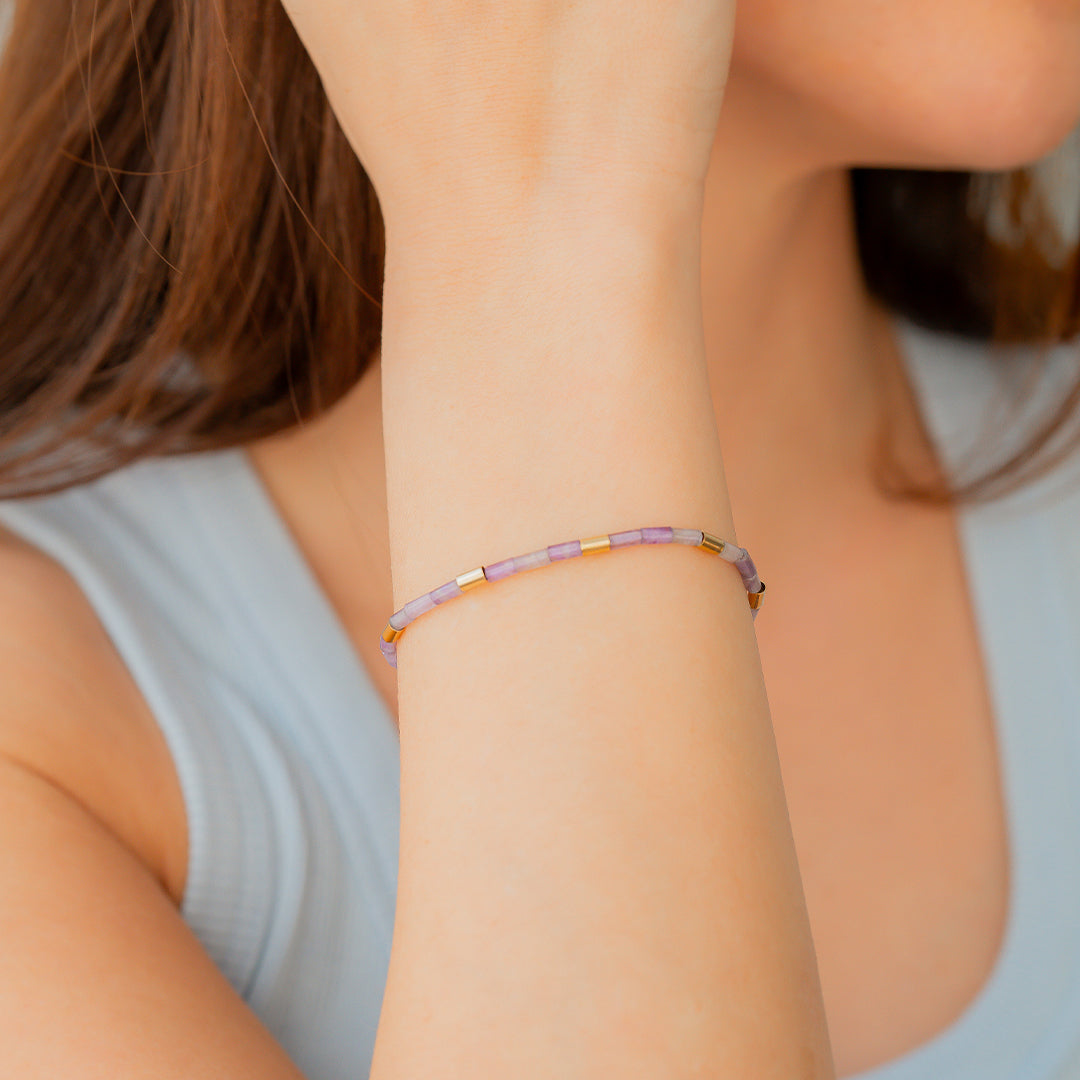 Adjustable Gemstone Bracelet