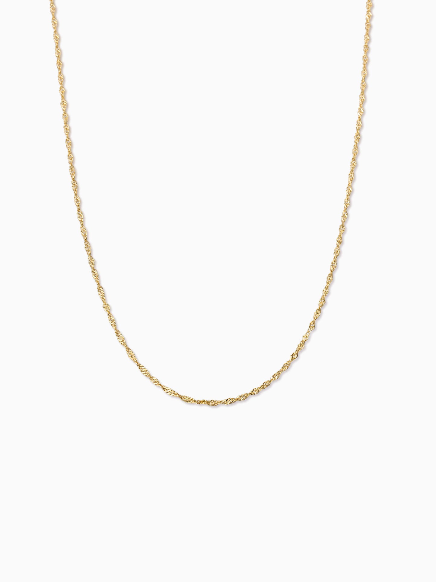 Twist Chain Vermeil Necklace