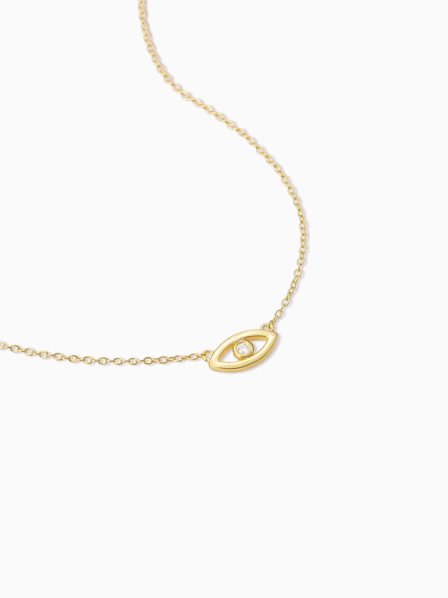 Collar de vermeil con mal de ojo
