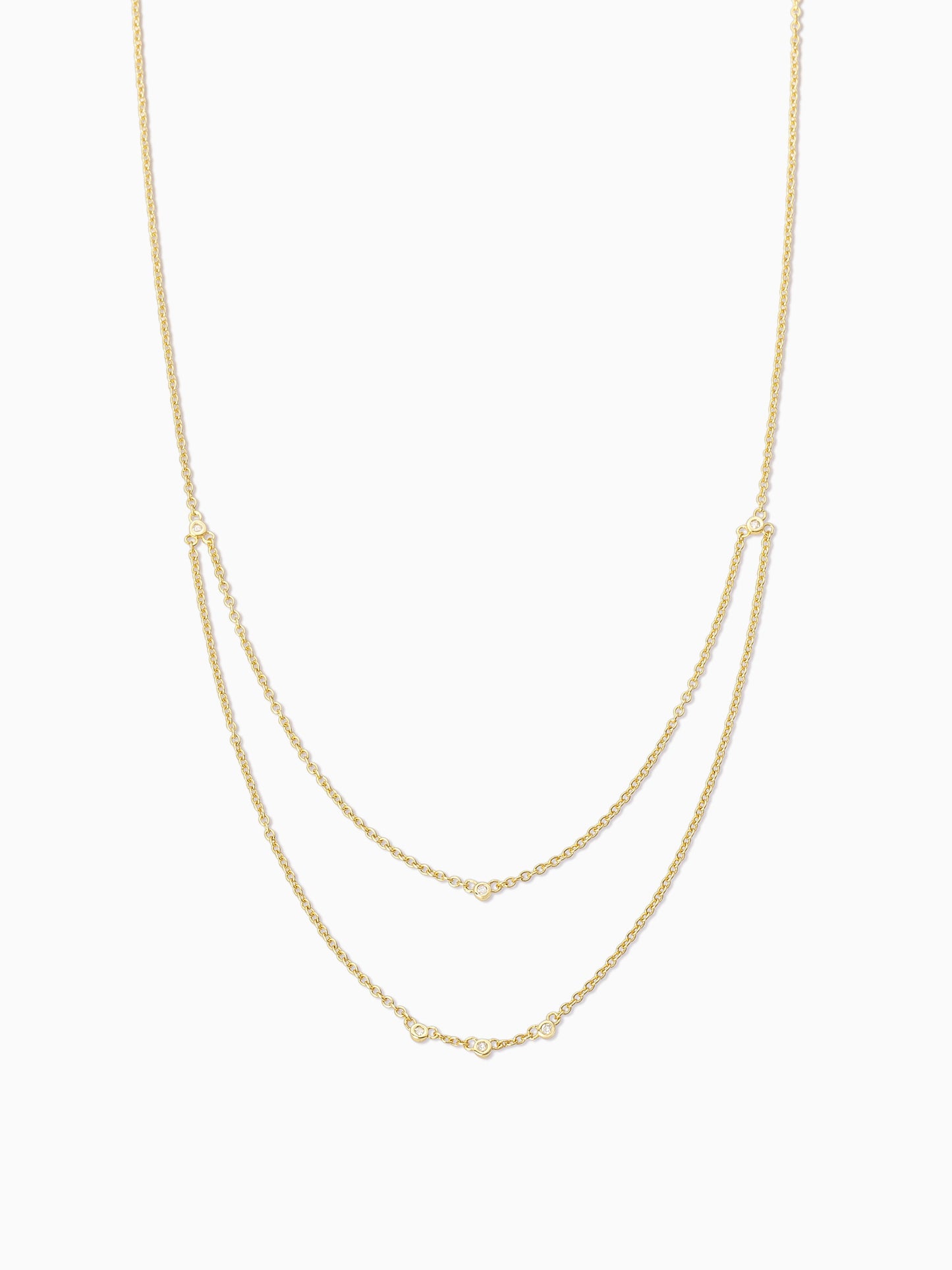 Layered Chain Vermeil Necklace