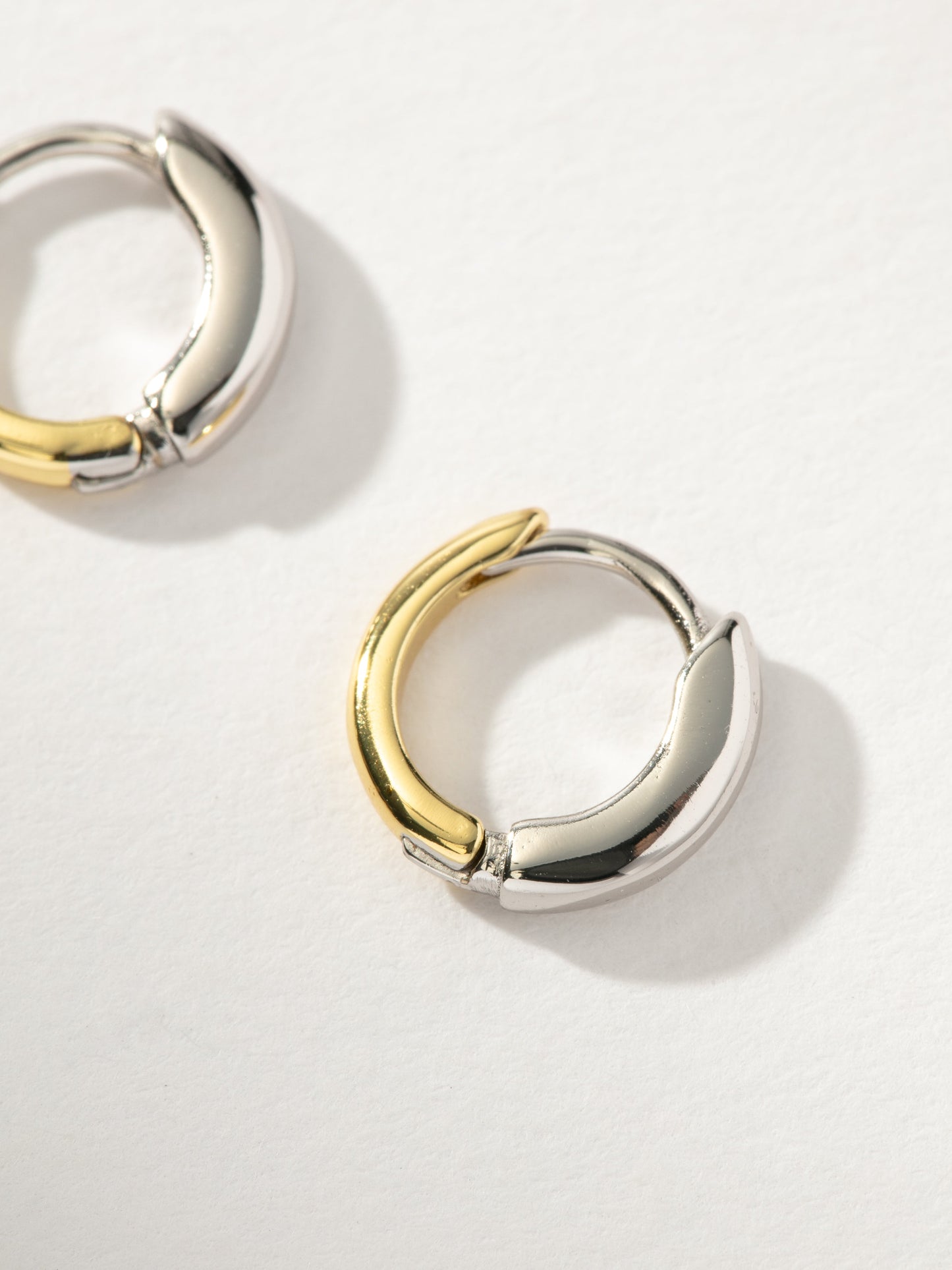 Mixed Huggie Earrings