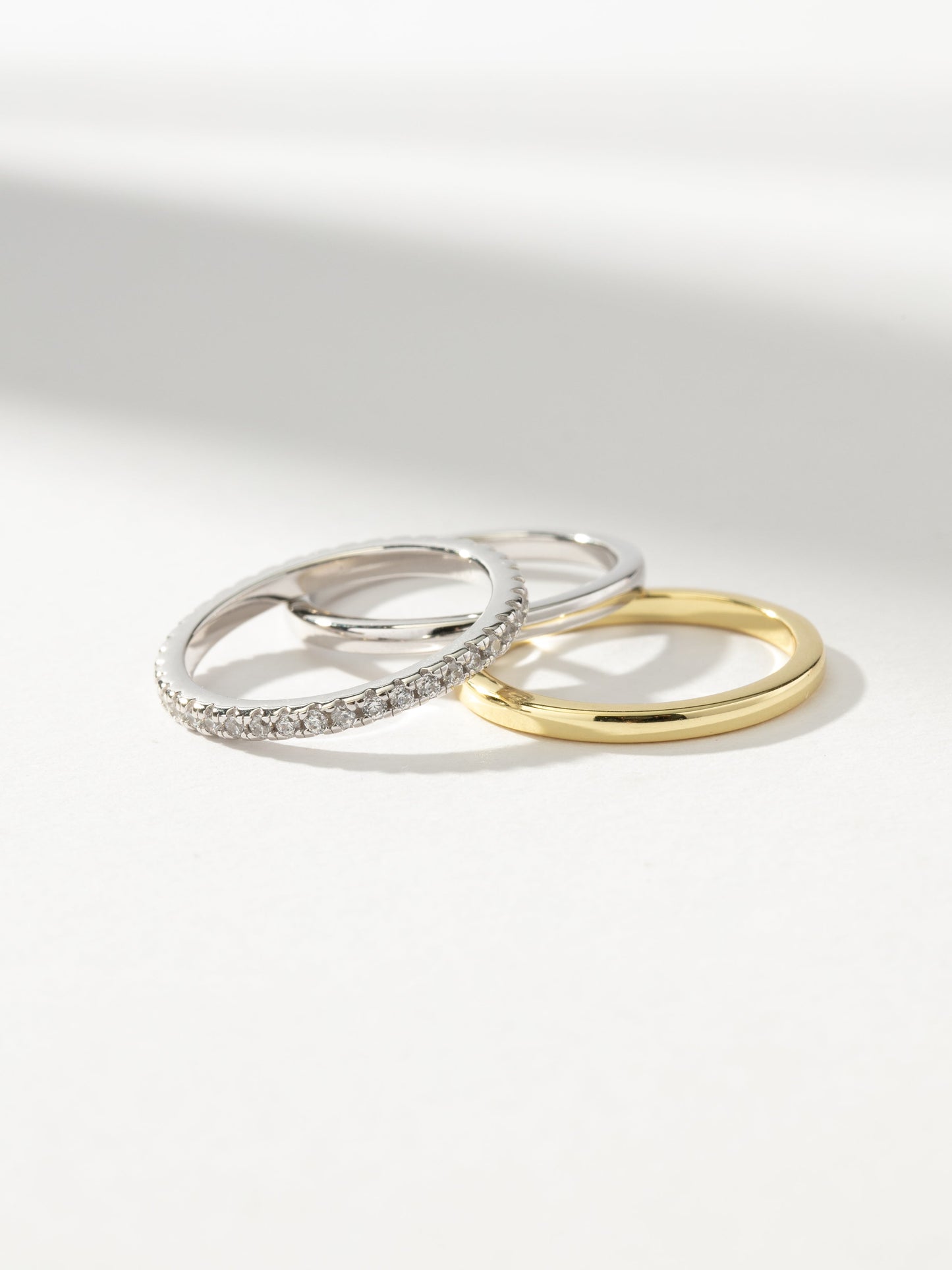 Juego de anillos mixtos (3 unidades)