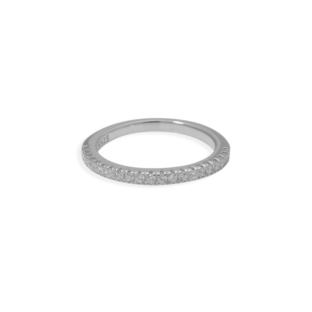 Micro Pavé Eternity Band