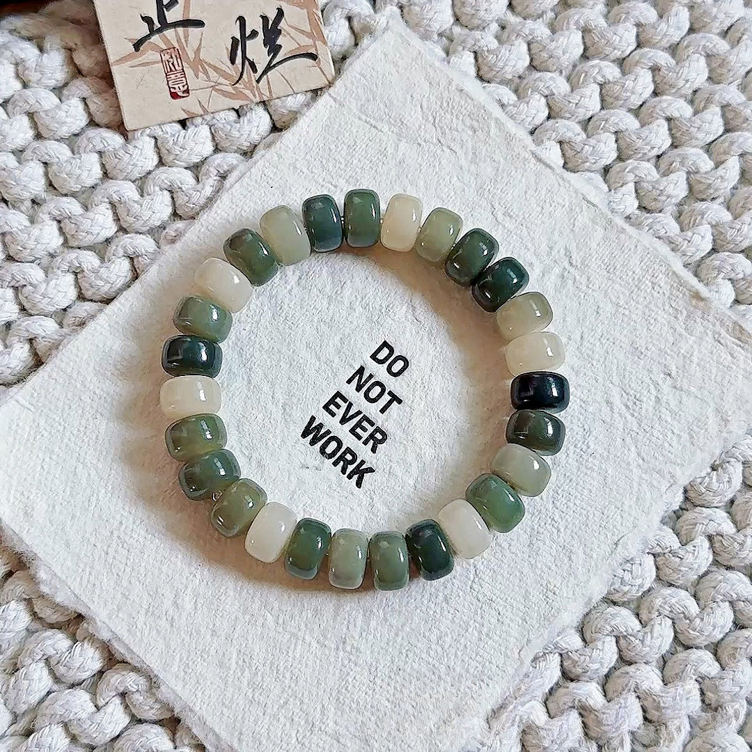 11mm Thin Slice Multi-Treasure Bodhi Bead Bracelet (Available in Multiple Colors) - Touch Bling