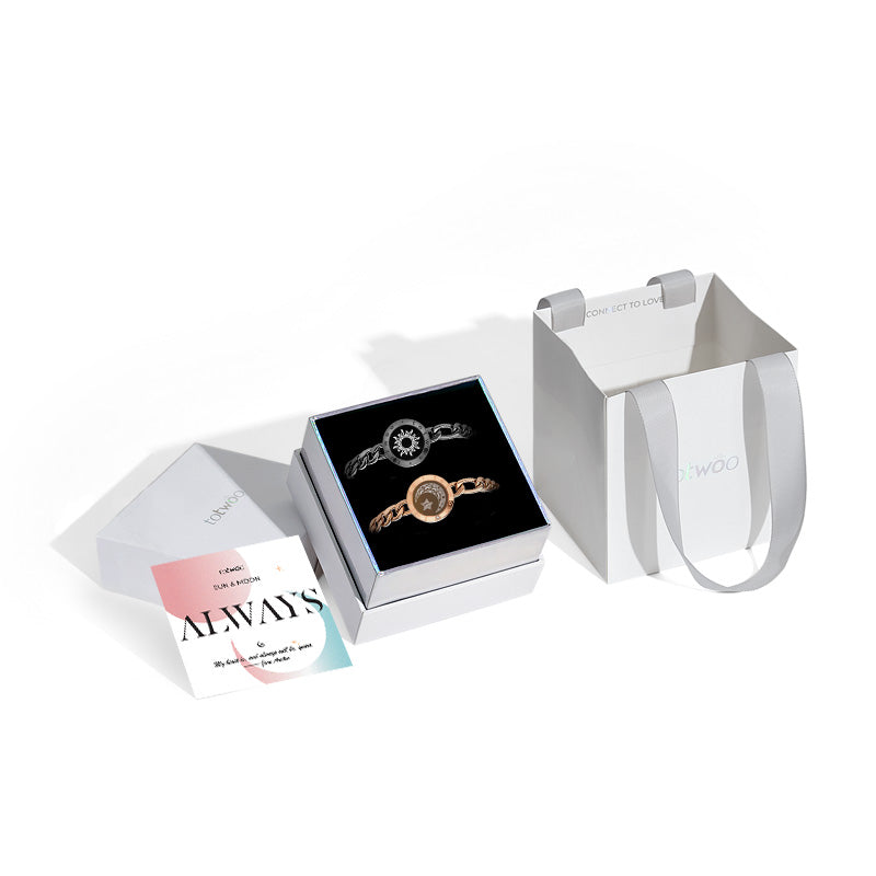 Sun&Moon Touch Bracelets Set - Touch Bling