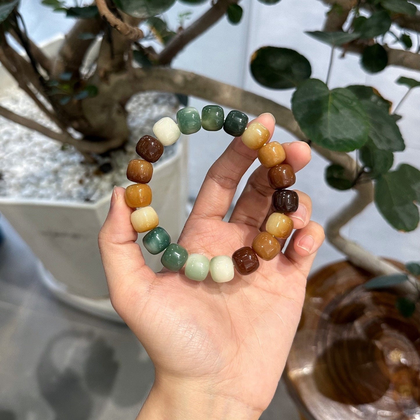 Latest DIY 12mm Bodhi Bead Bracelet( Multiple Colors Available) - Touch Bling