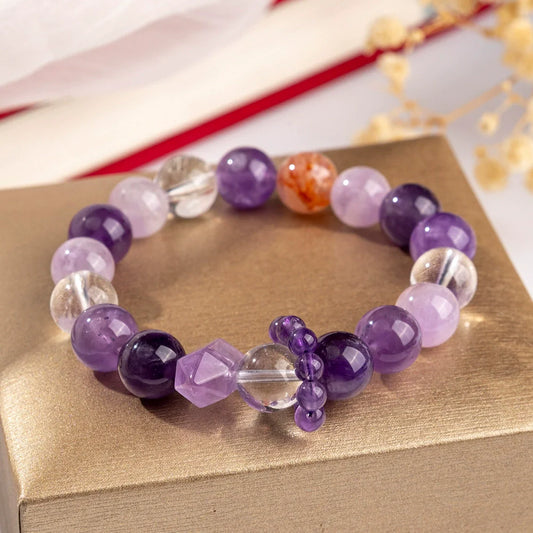 Divine Clarity Amethyst Bracelet