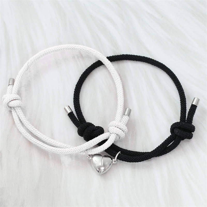 Pulsera magnética de amor para parejas, 2 unidades