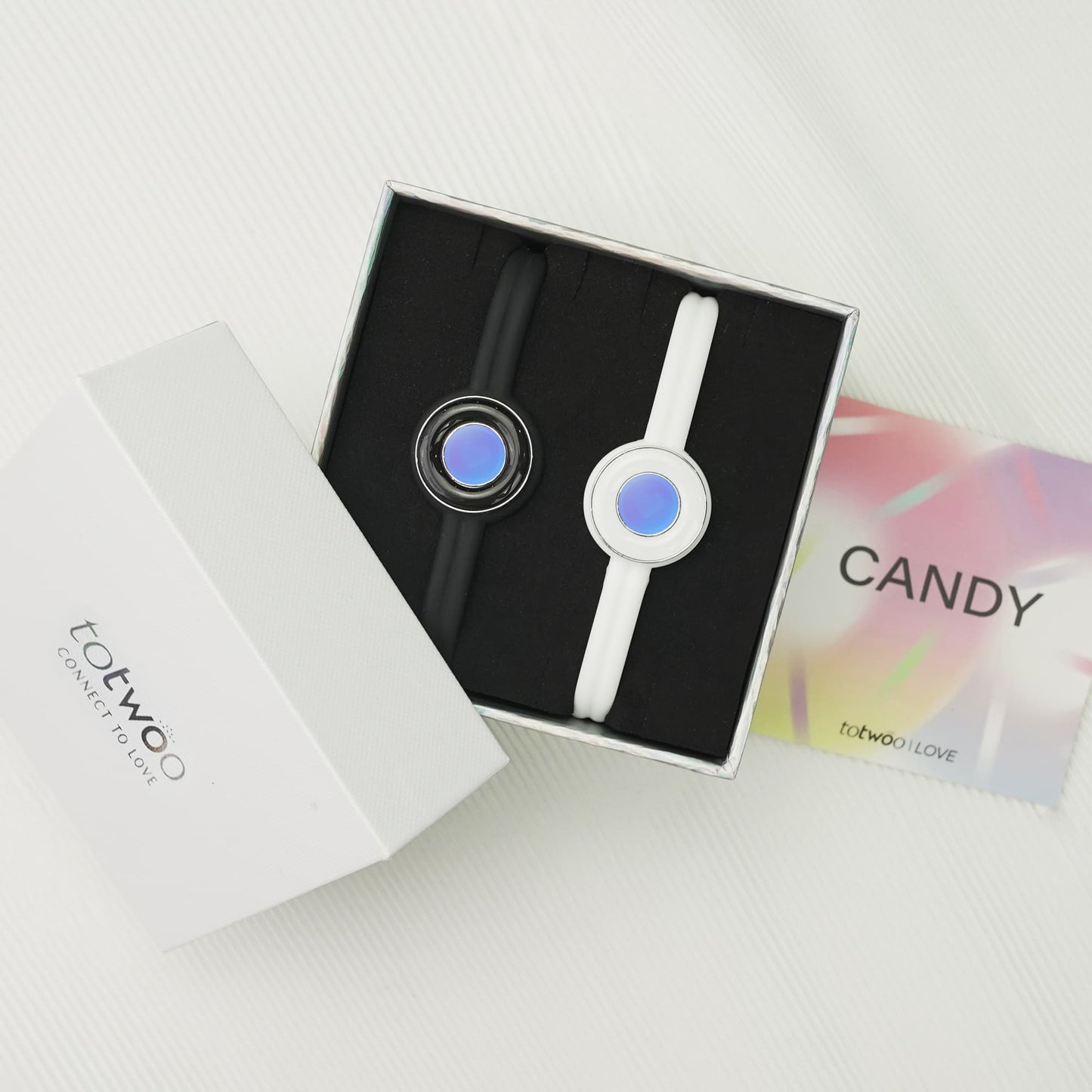 Candy Original Touch Bracelets (Black+White) - Touch Bling