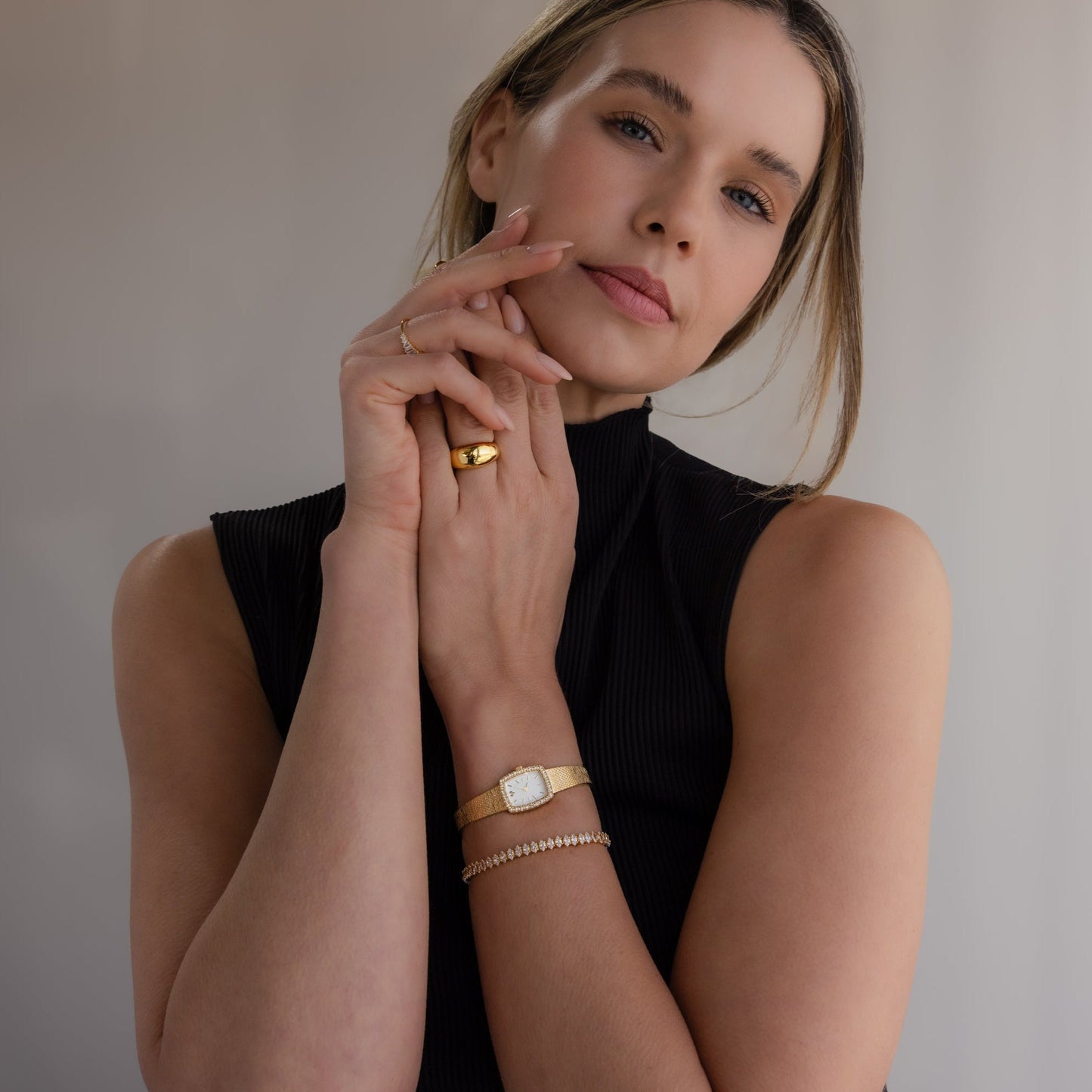 Petite Mesh Timepiece