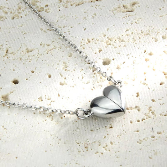 Collar magnético de corazón mini "Mejor amiga"