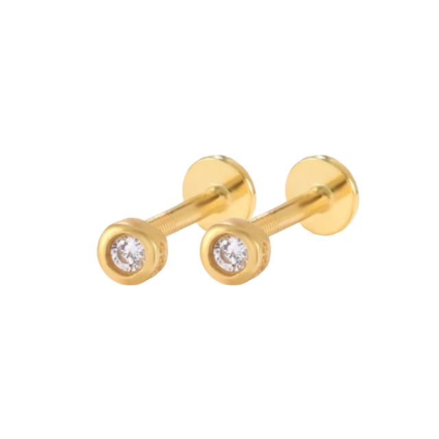 Bezel Studs | 16g
