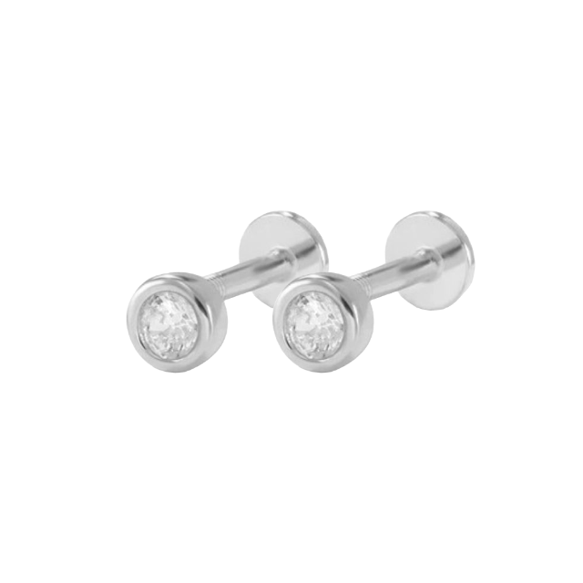 Bezel Studs | 16g