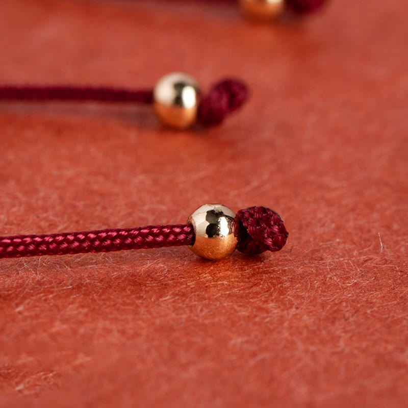 Buddha-Steine Granat Zinnober PiXiu Blessing Calm String Armband