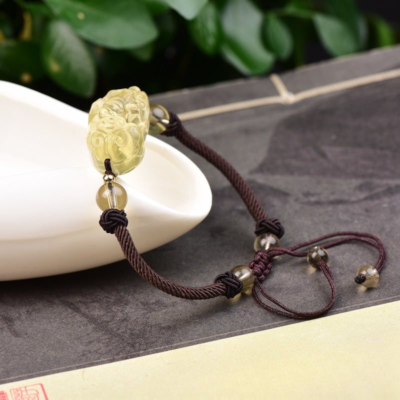 Citrine Wealth Pi Xiu Bracelet – A Symbol of Prosperity and Good Fortune - Touch Bling