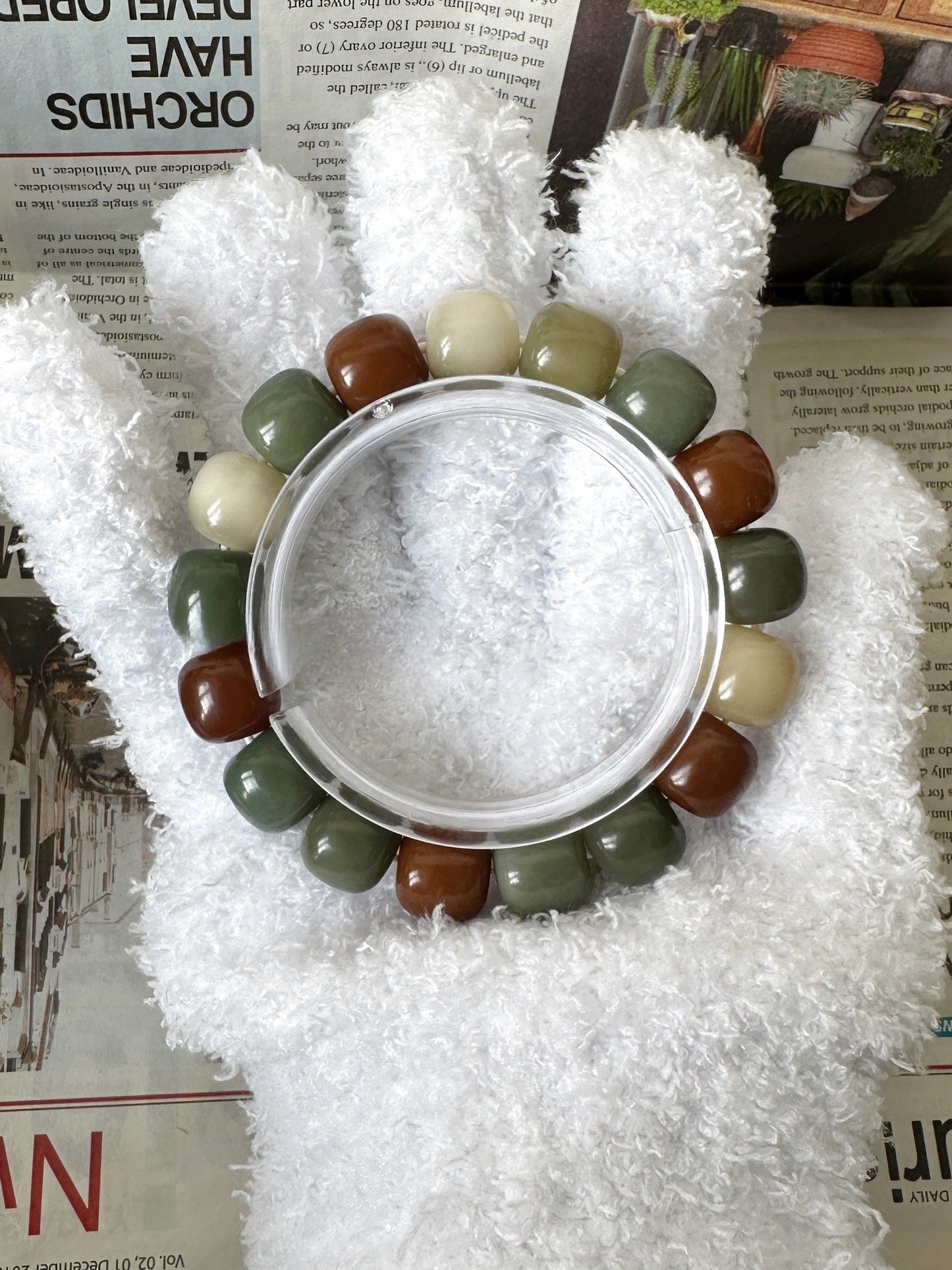 14mm Large Size Multi-Treasure Bodhi Bead Bracelet (Available in Multiple Colors) - Touch Bling