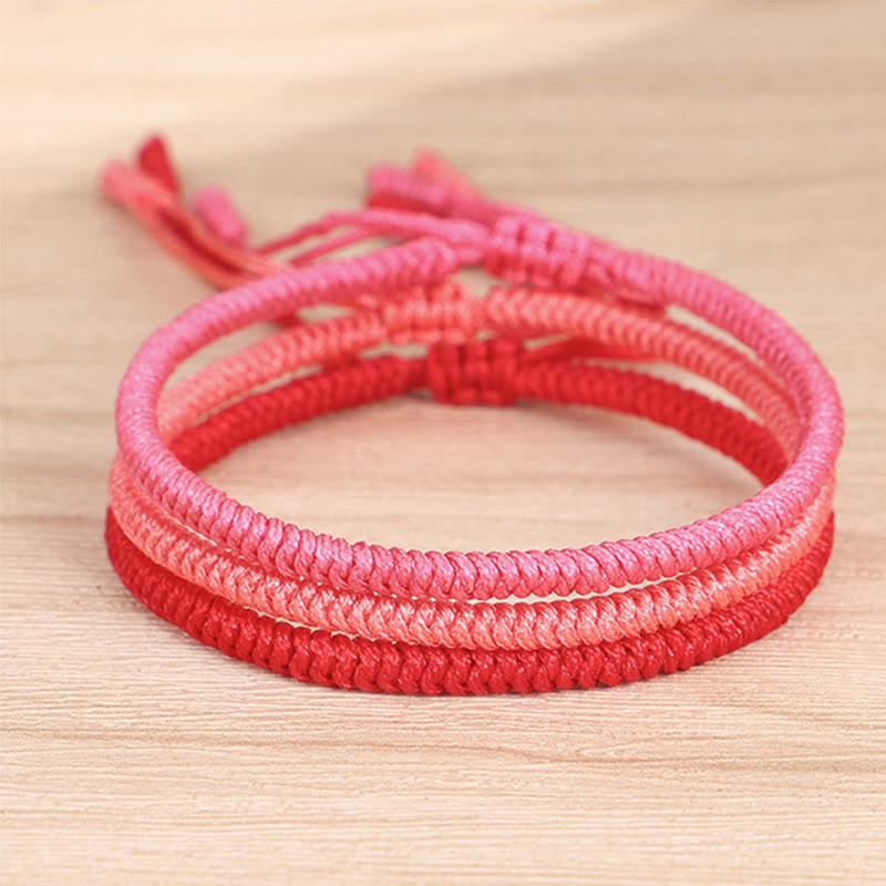 Pulsera trenzada tibetana King Kong con piedras de Buda (3 unidades)