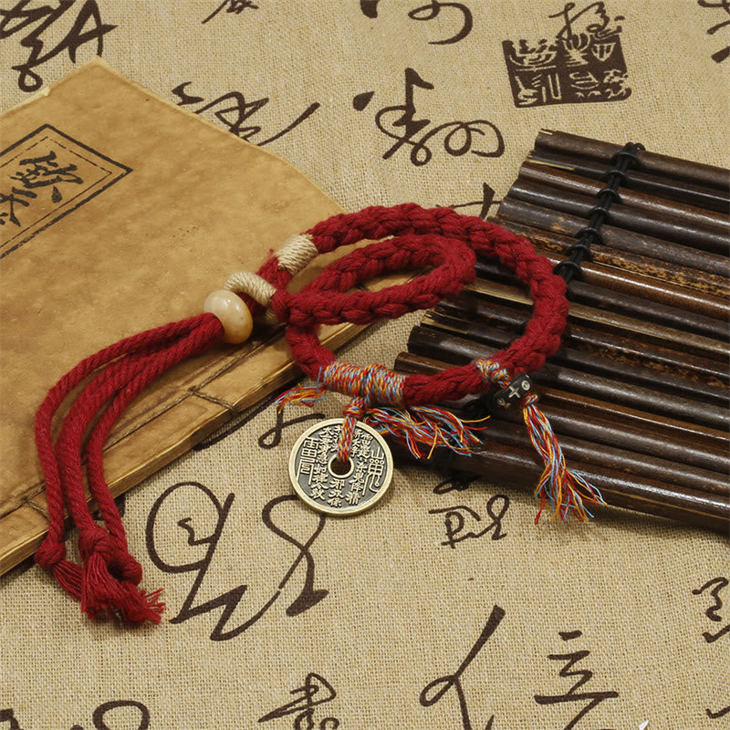Pulsera hecha a mano con piedras de Buda, montaña, fantasmas, gastar dinero y alejar malos espíritus.