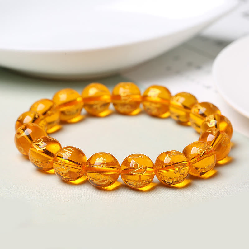 Pulsera de meditación Om Mani Padme Hum con piedras de Buda, cristal blanco del Tíbet, ónix negro