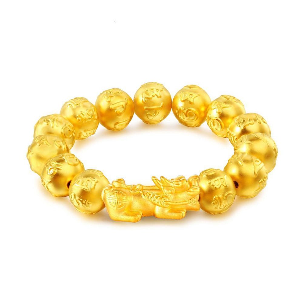 CF - Gold Pixiu Wealth Mantra Bracelet Bundle