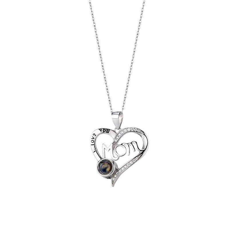 Custom Heartfelt Mom Hidden Photo Necklace