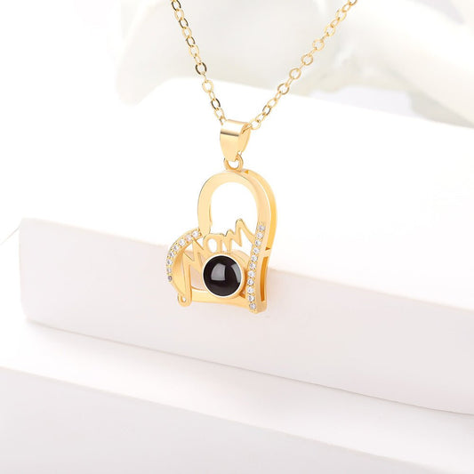 Custom Mom Hidden Photo Necklace