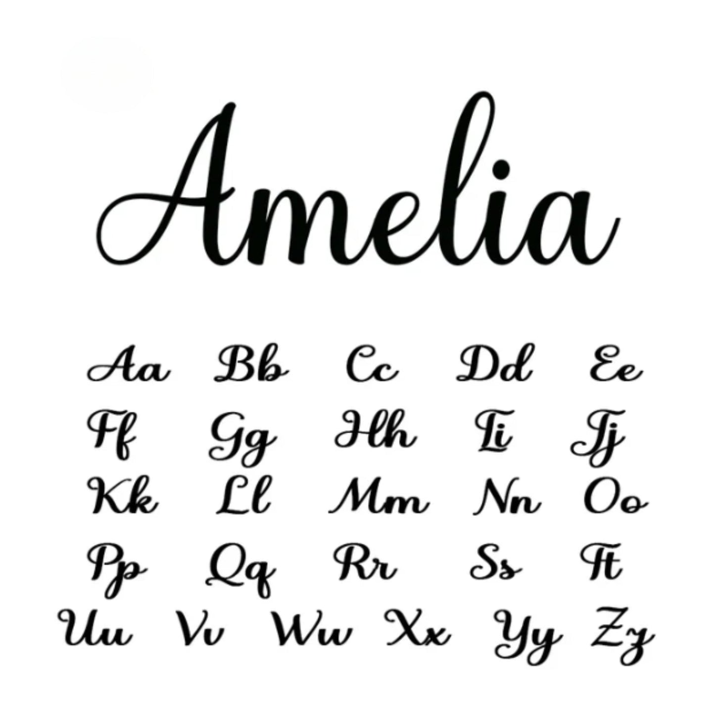Personalisierter Name in einzigartigen Buchstaben Box Kette Halskette