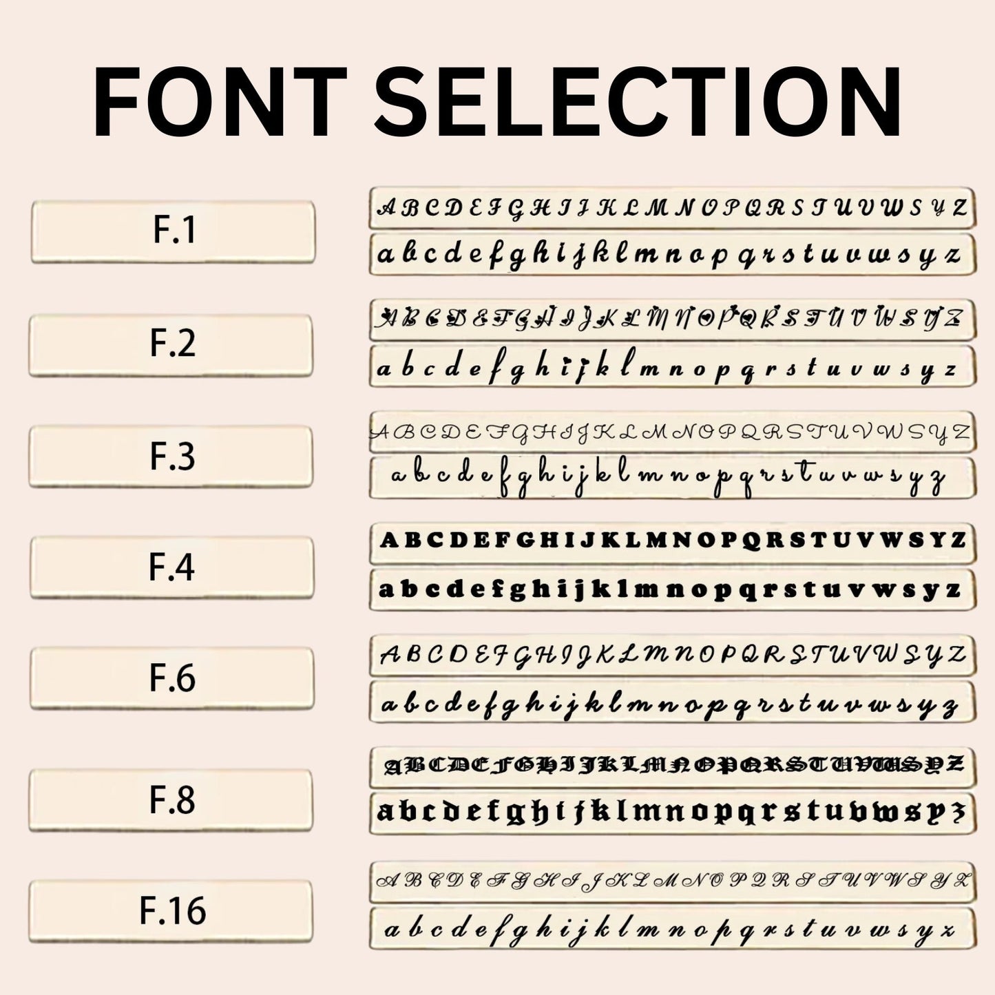 Collar de barra vertical con nombre personalizado