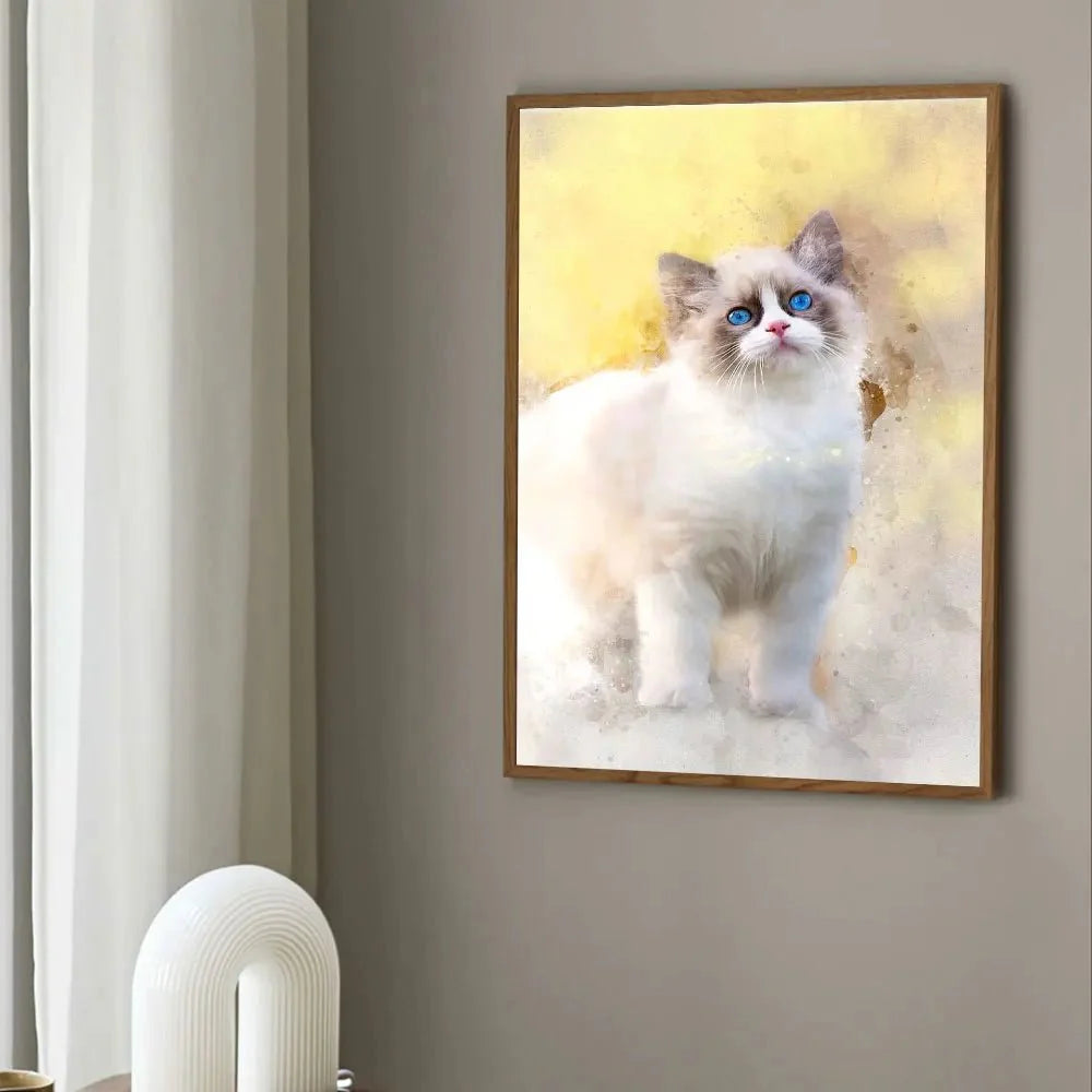Custom Pet Portrait Paintings