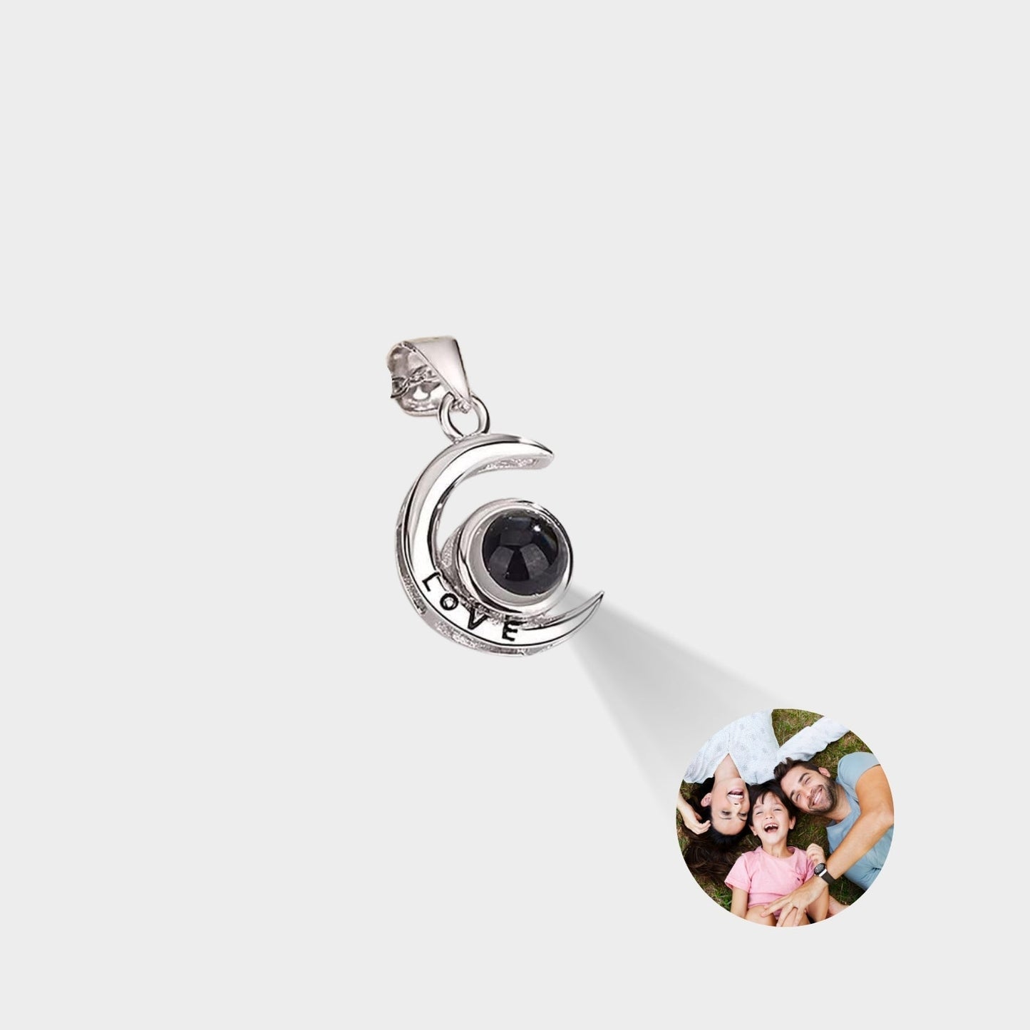 Custom Photo Projection Pendants & Charms