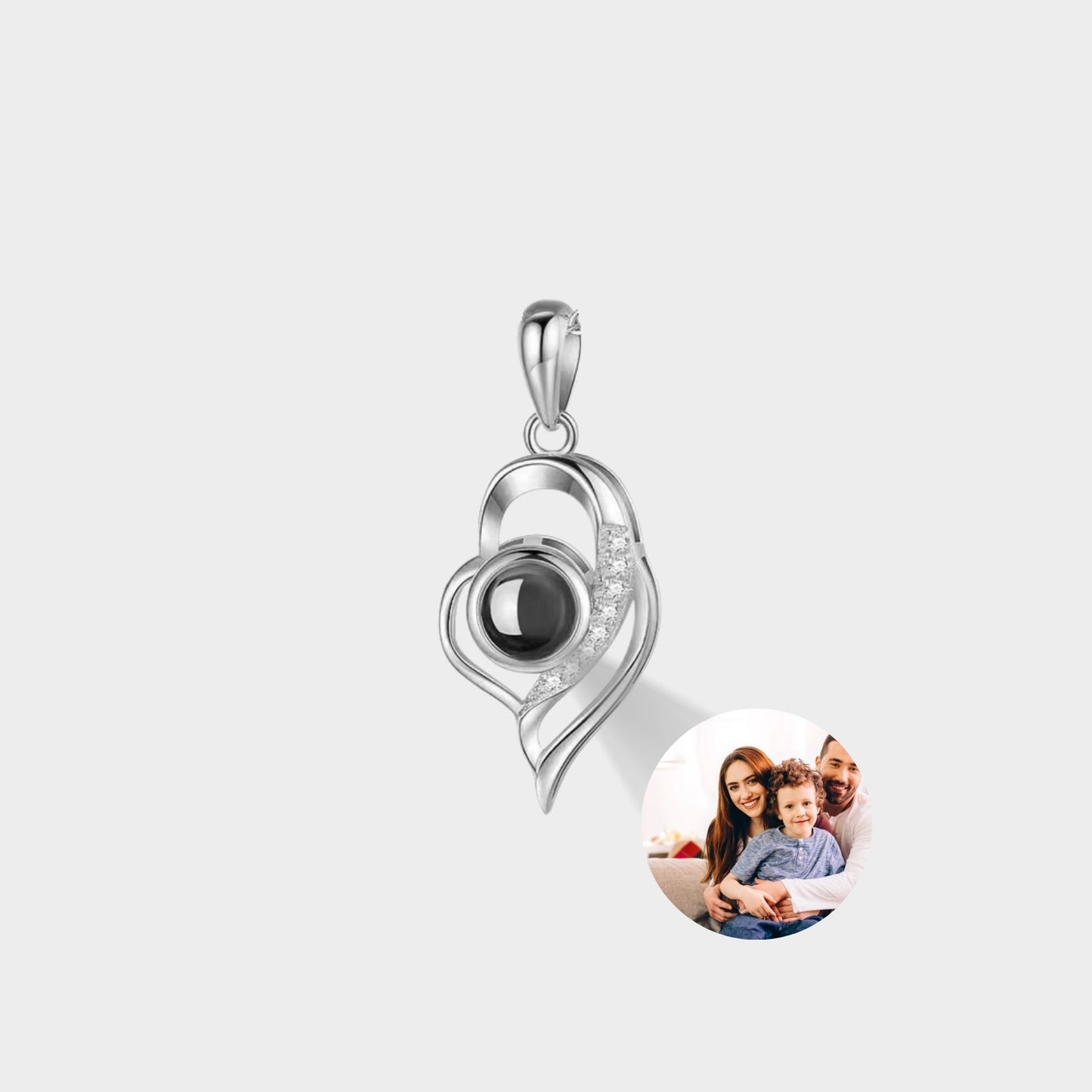 Custom Photo Projection Pendants & Charms