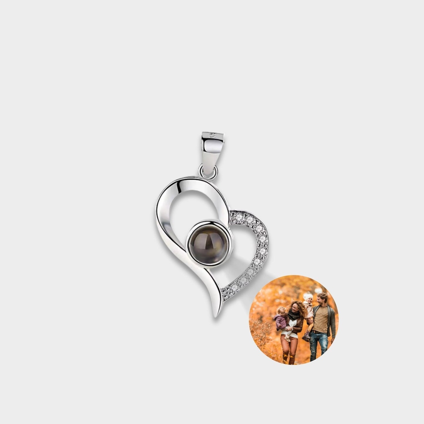 Custom Photo Projection Pendants & Charms