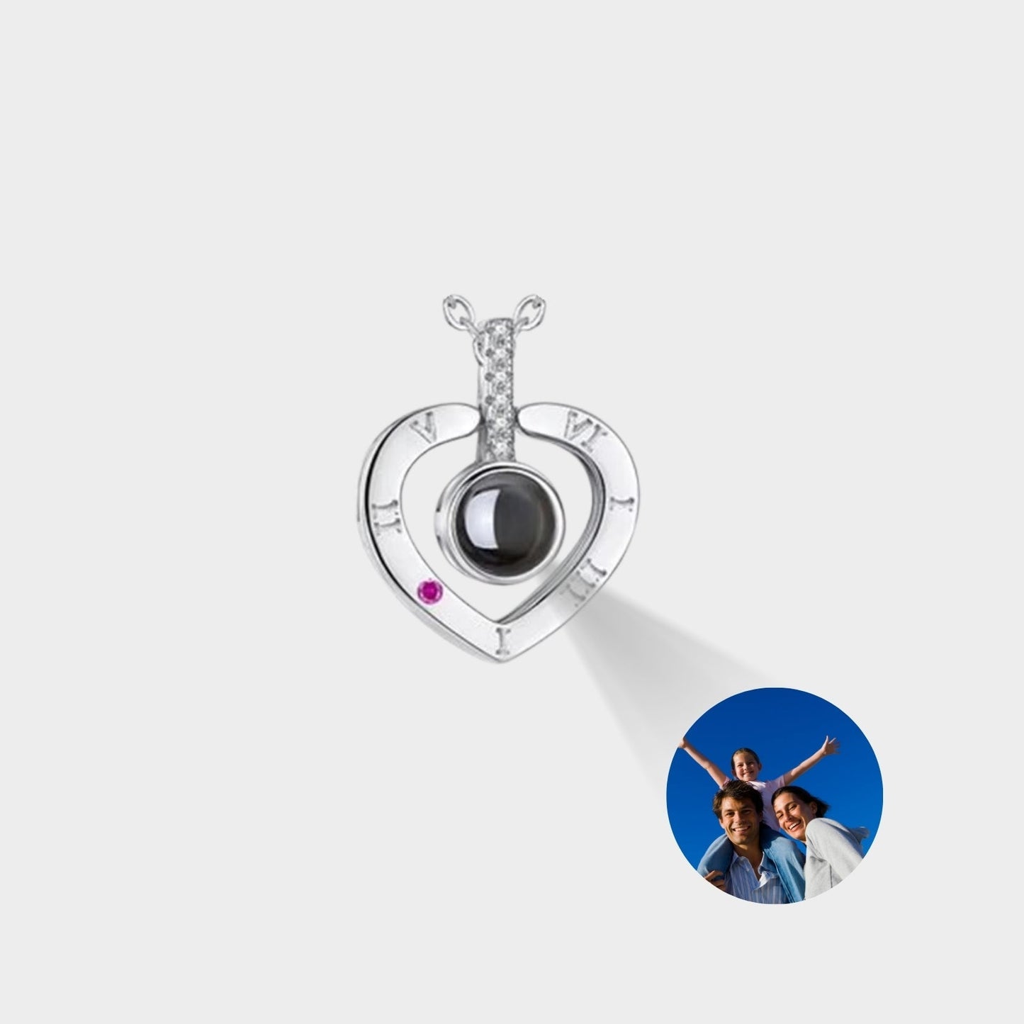 Custom Photo Projection Pendants & Charms