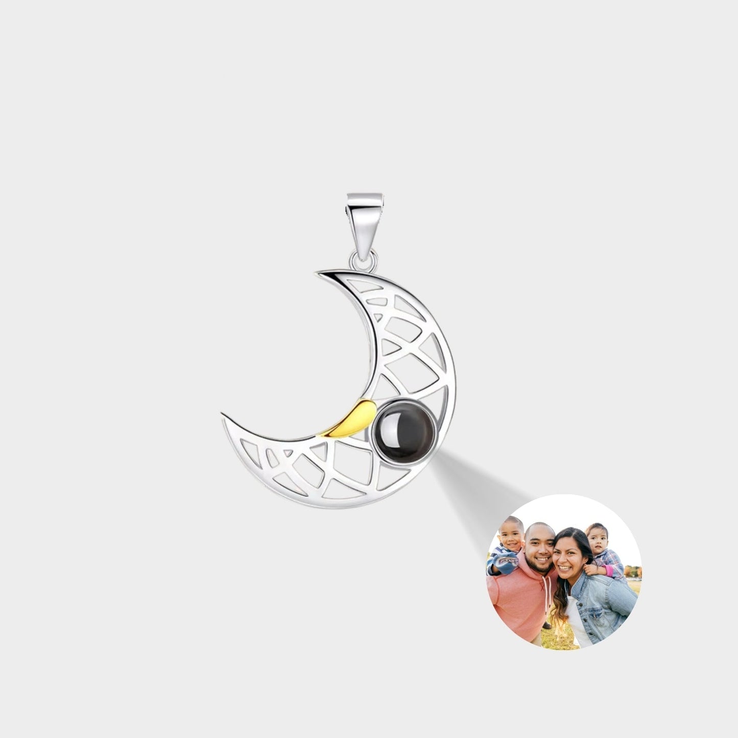 Custom Photo Projection Pendants & Charms
