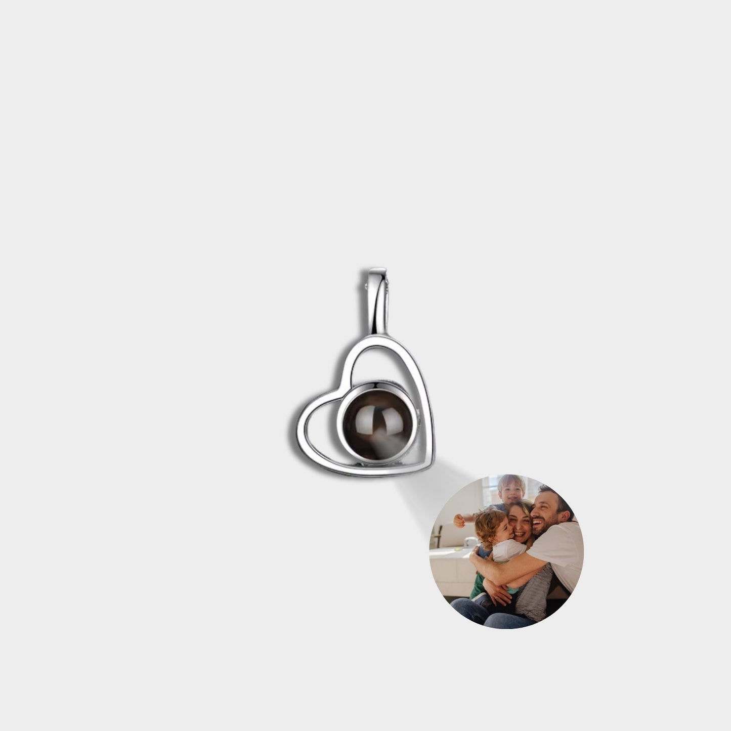 Custom Photo Projection Pendants & Charms