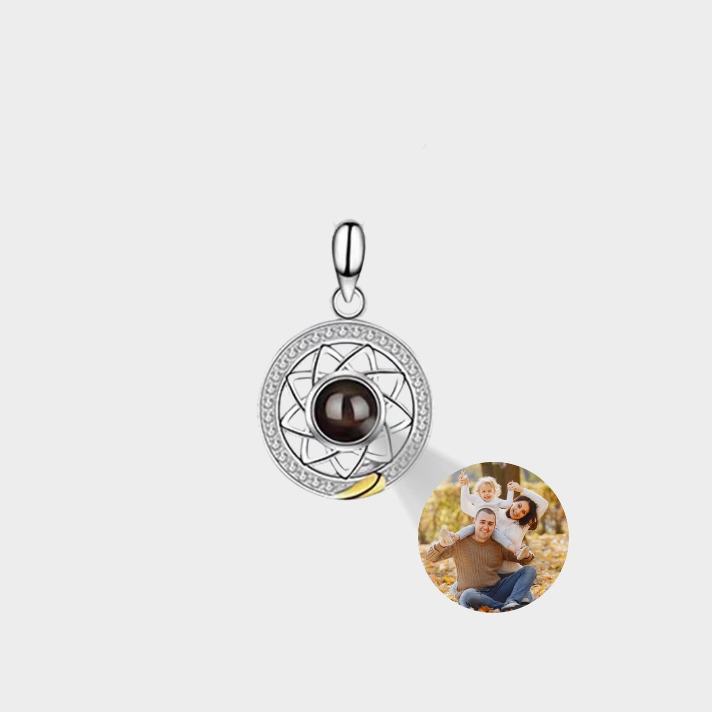 Custom Photo Projection Pendants & Charms