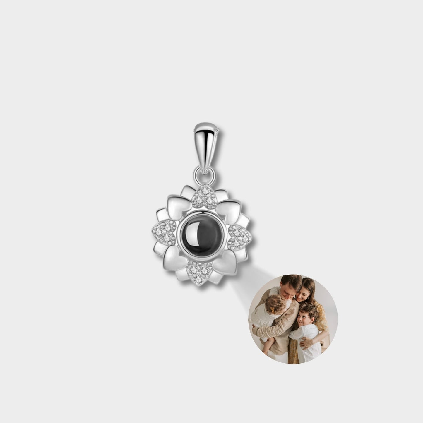Custom Photo Projection Pendants & Charms