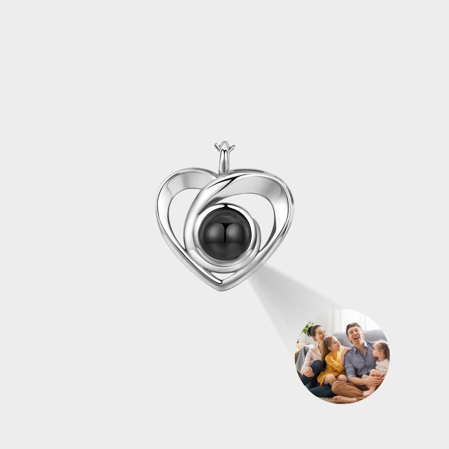 Custom Photo Projection Pendants & Charms